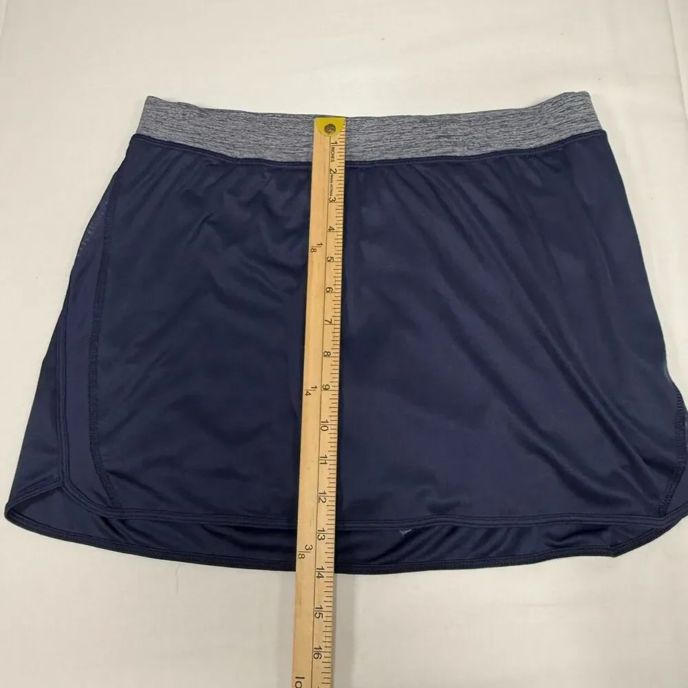 Athletic Tennis C9 Champion Navy Blue Polyester Skort Size L Large